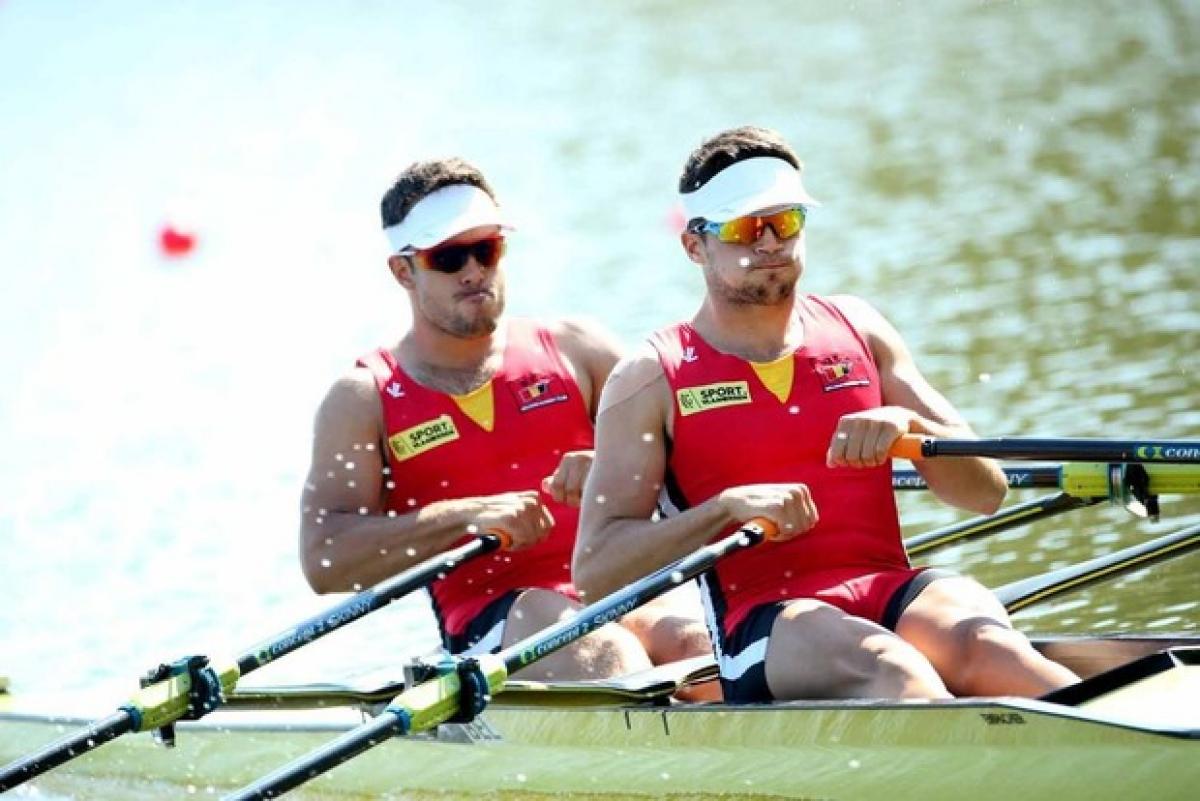 Coach Dirk Crois is tevreden met vijfde plaats van Belgische dubbeltwee