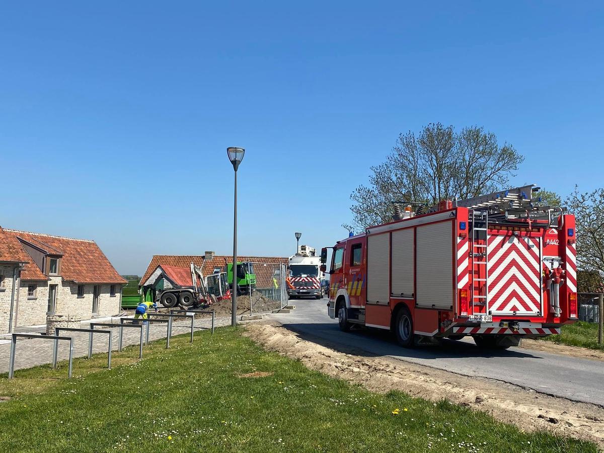 Gaslek Bij Graafwerken Aan Nieuwbouwwoning In Fintele Kw Be