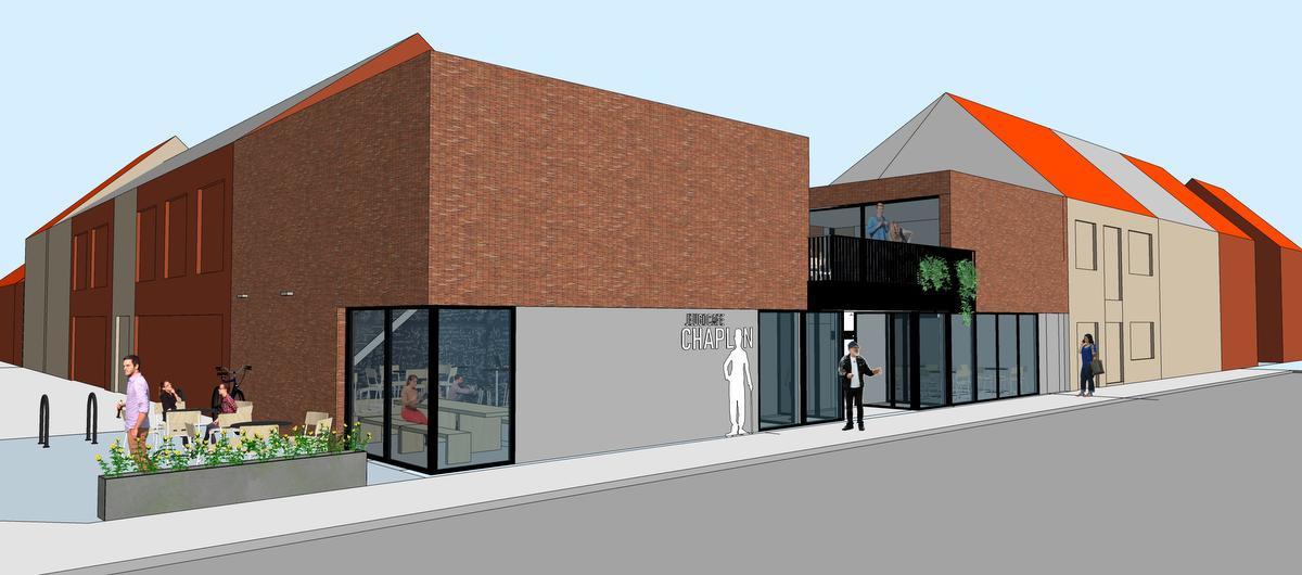 Nieuwbouw Jeugdhuis Chaplin in Sint-Eloois-Winkel zal ook een buurthuis  herbergen - KW.be
