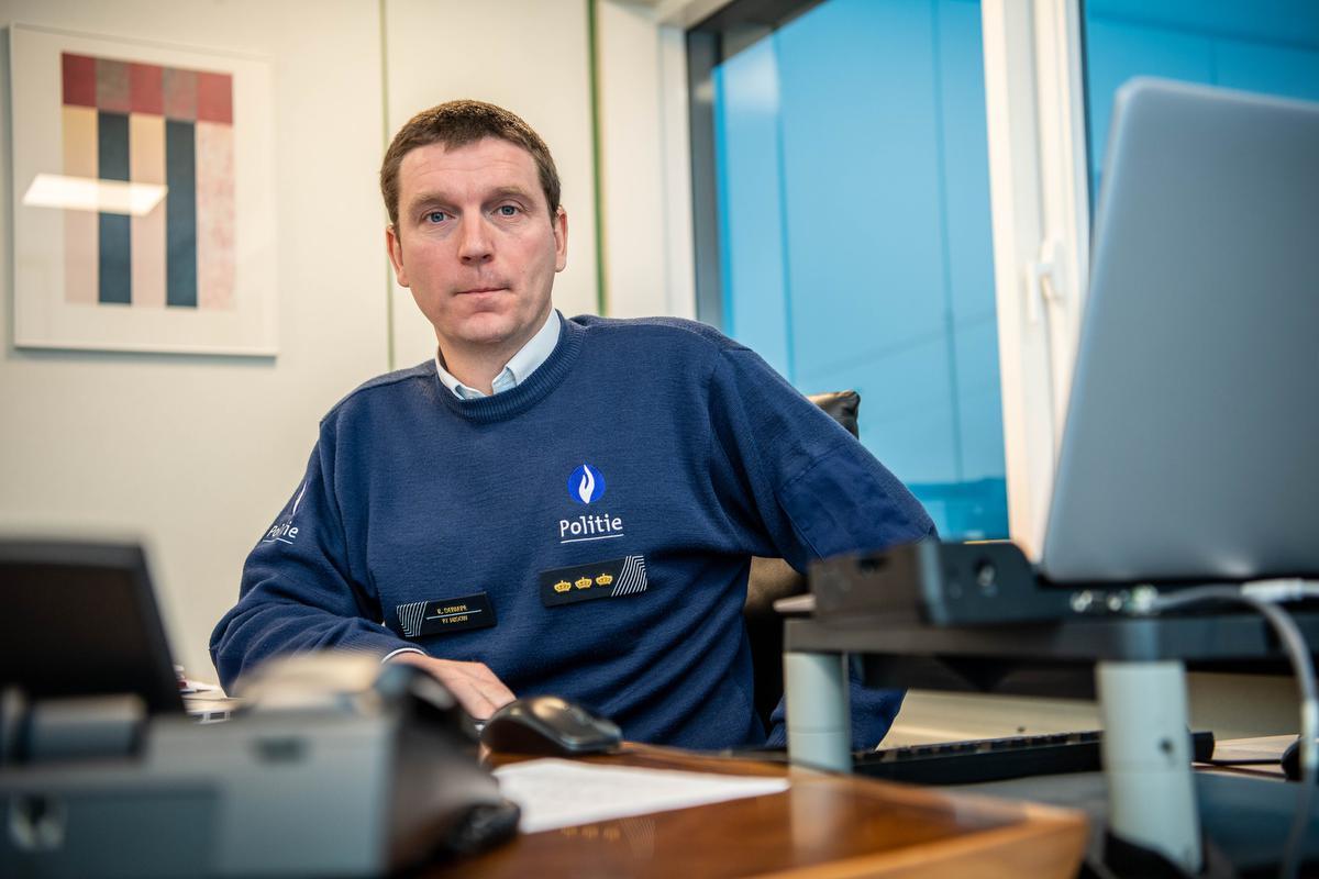 Ruben Depaepe is nieuwe zonechef van politiezone Midow. (foto Frank)©Frank Meurisse