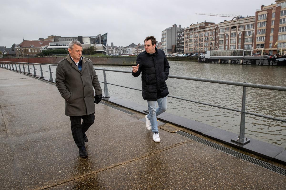 Sporteconoom Trudo Dejonghe vindt de Jupiler Pro League een Mickey Mouse-competitie. “Niet akkoord”, aldus Leterme. “Club pakt 8 punten in de CL en Antwerp overwintert in de EL.” (foto Kurt)©Kurt Desplenter Foto Kurt