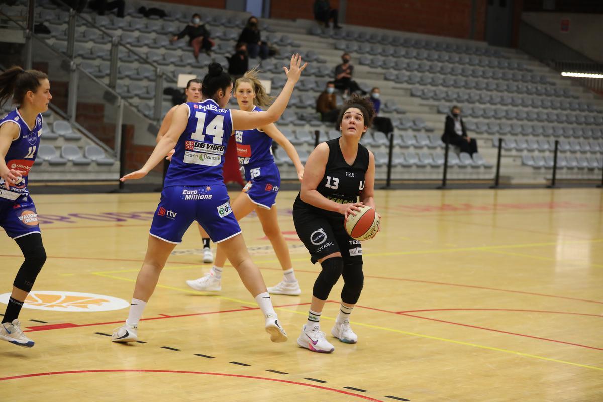Lara Gaspar had een belangrijk aandeel in de zege van de Spurs.© foto ELD