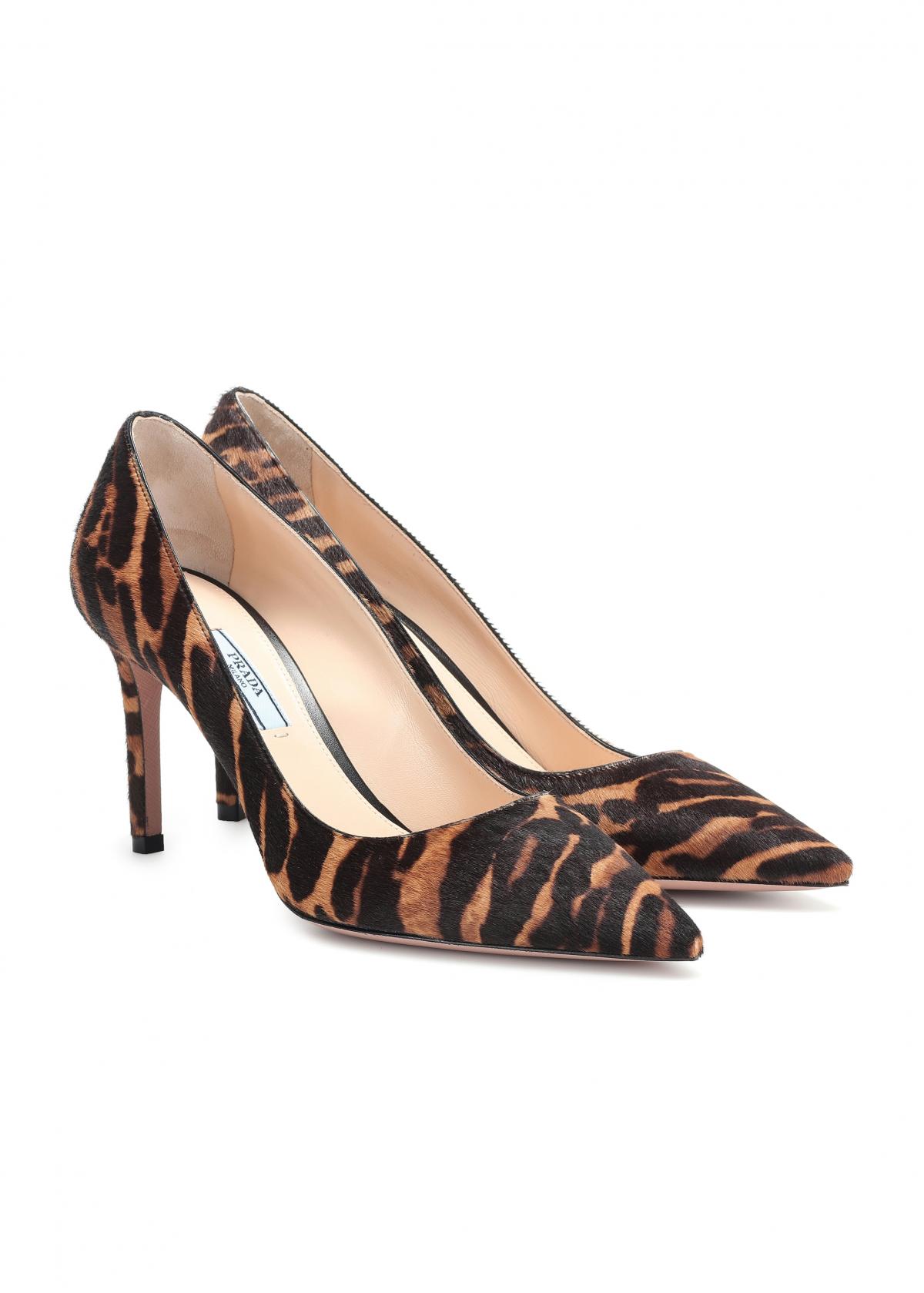Animal print pumps