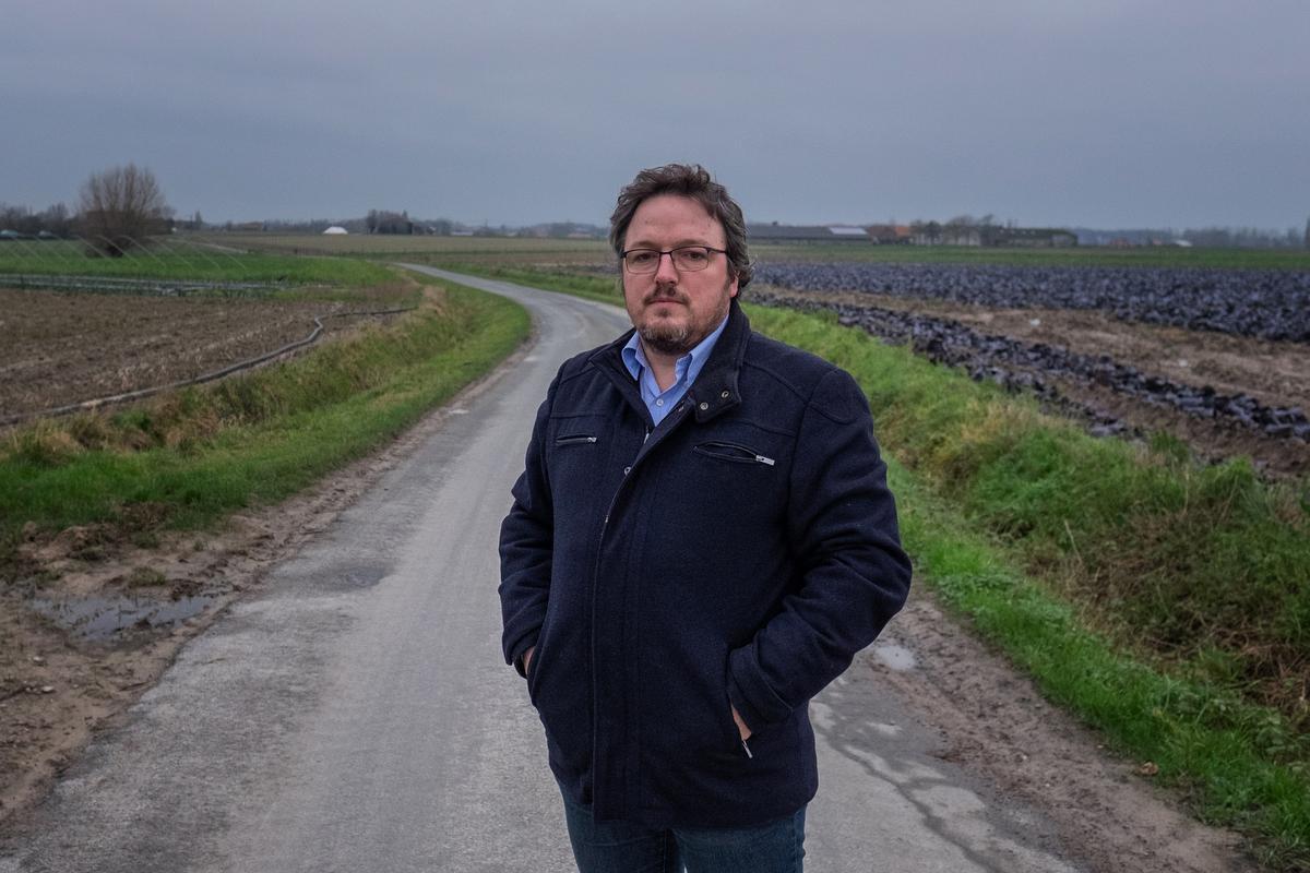 Wim Bossaert: “Als ingenieur en landbouwondernemer ben ik altijd aan het nadenken over hoe ik mijn steentje kan bijdragen rond rationeel energiegebruik en duurzaamheid.” (foto MD)©MICHAEL DEPESTELE
