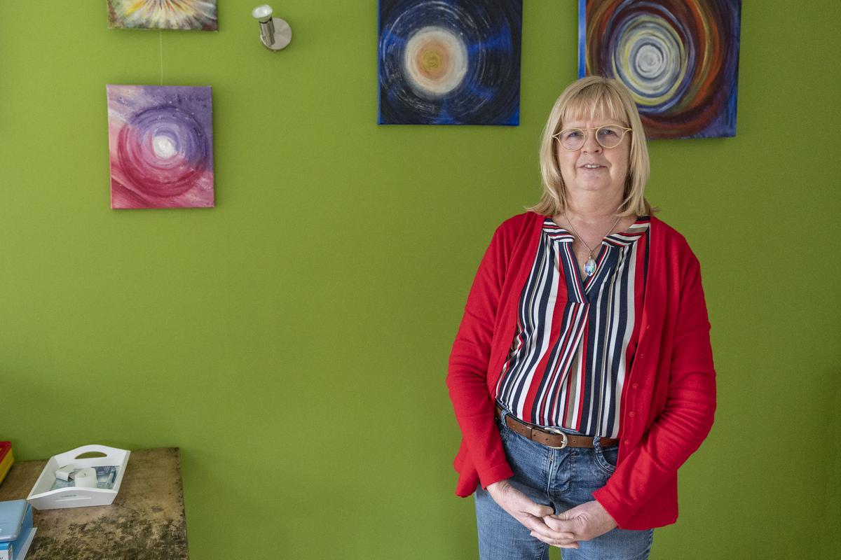 Leona Brugghe bewaart vele mooie herinneringen aan haar werk als leefgroepbegeleidster. (foto SB)©STEFAAN BEEL Stefaan Beel