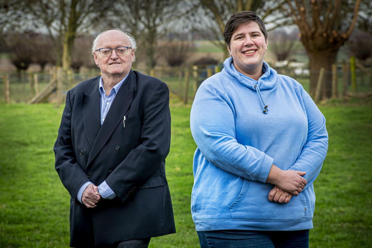 Rudi Debusschere en Elien Rosseel, de twee nieuwe raadsleden van Samenplus.©JOKE COUVREUR