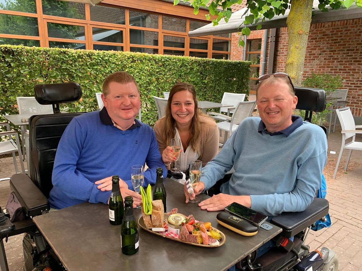 Lisa zegt dat haar werk bij Hans en Rudy haar voor altijd zal bijblijven.© RV