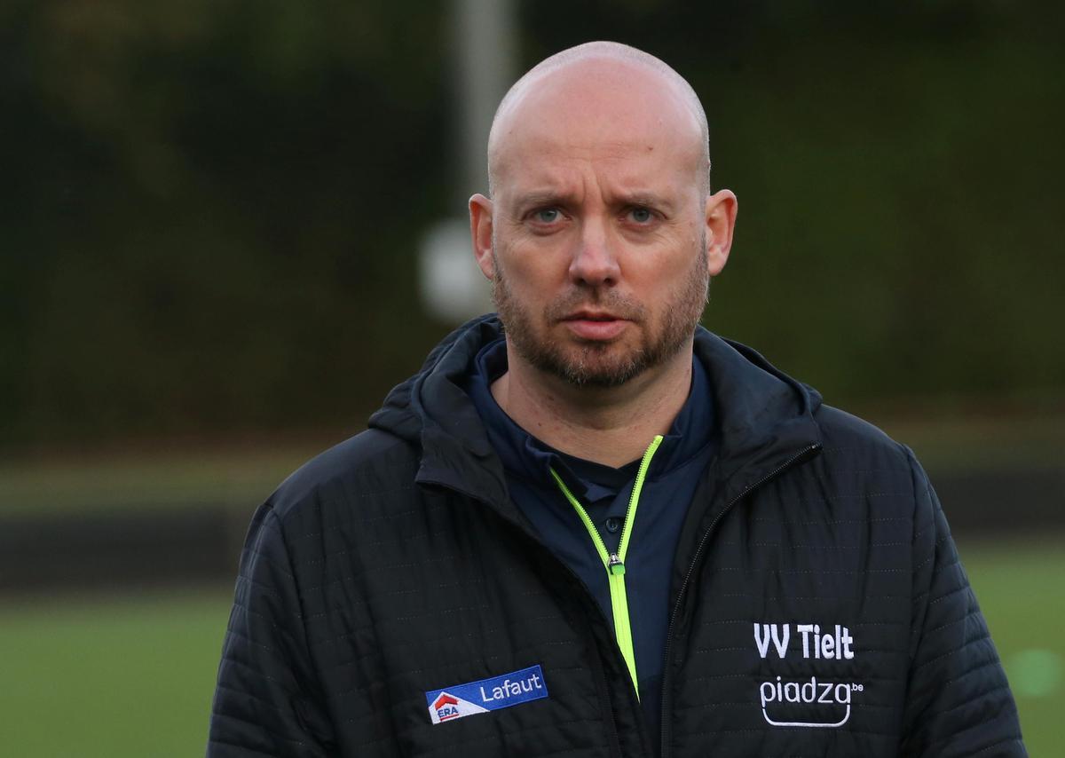 VV Tielt-coach Cedric Renard.© foto Bart