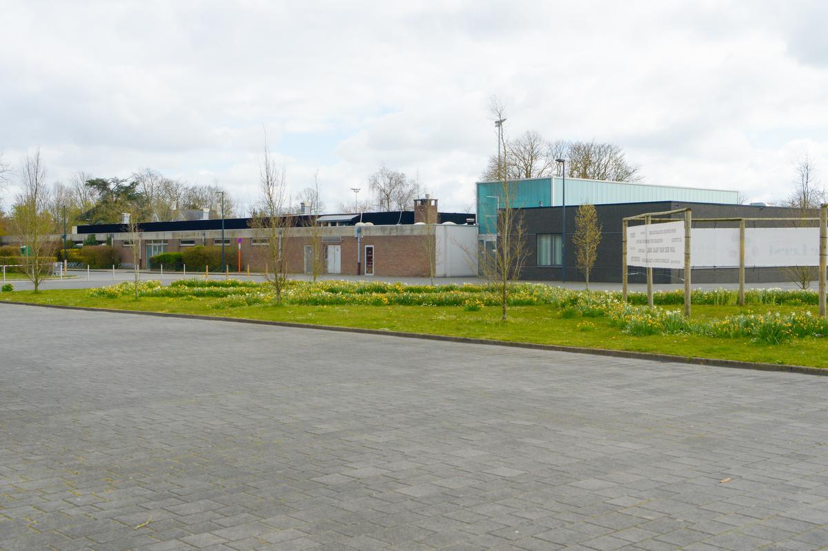 Zaal ISO werd ingericht als vaccinatiecentrum.© Frank