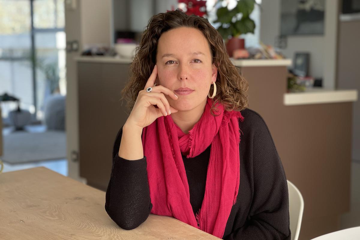 Louise heeft het nog steeds zeer moeilijk.© foto TP