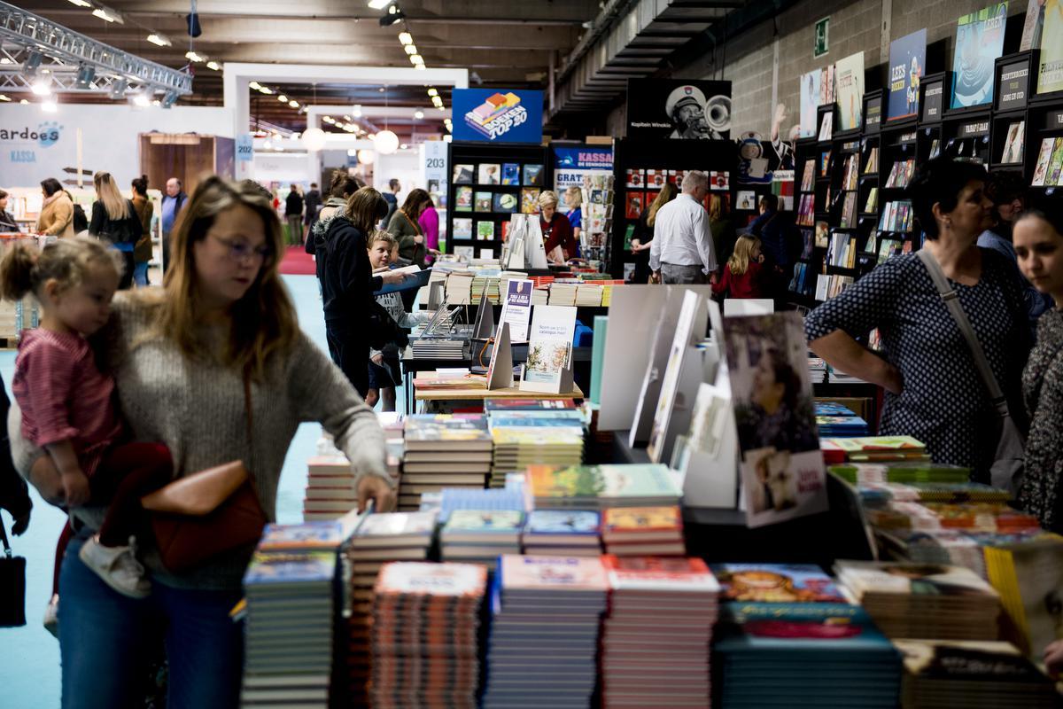 De bekende Antwerpse Boekenbeurs staat te koop en Kortrijk heeft duidelijk interesse.©JASPER JACOBS BELGA