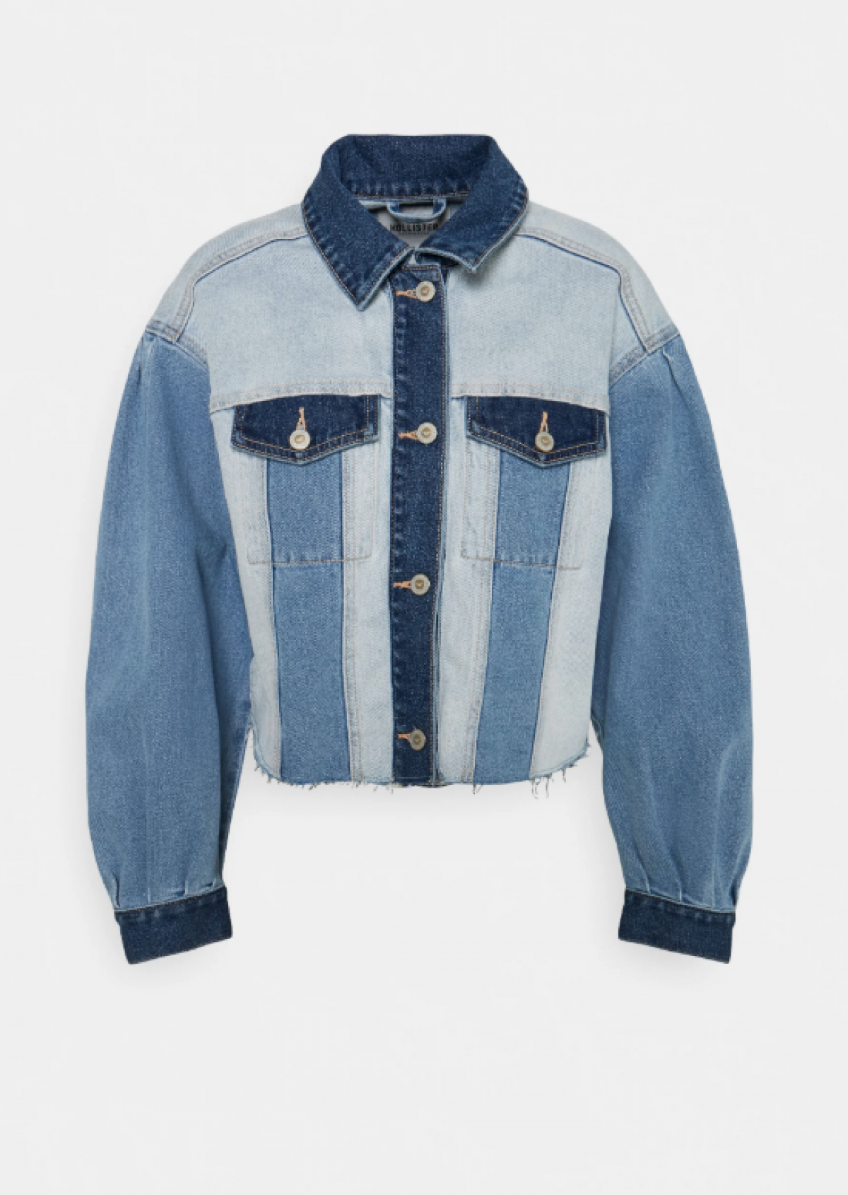 La veste patchwork contrastée