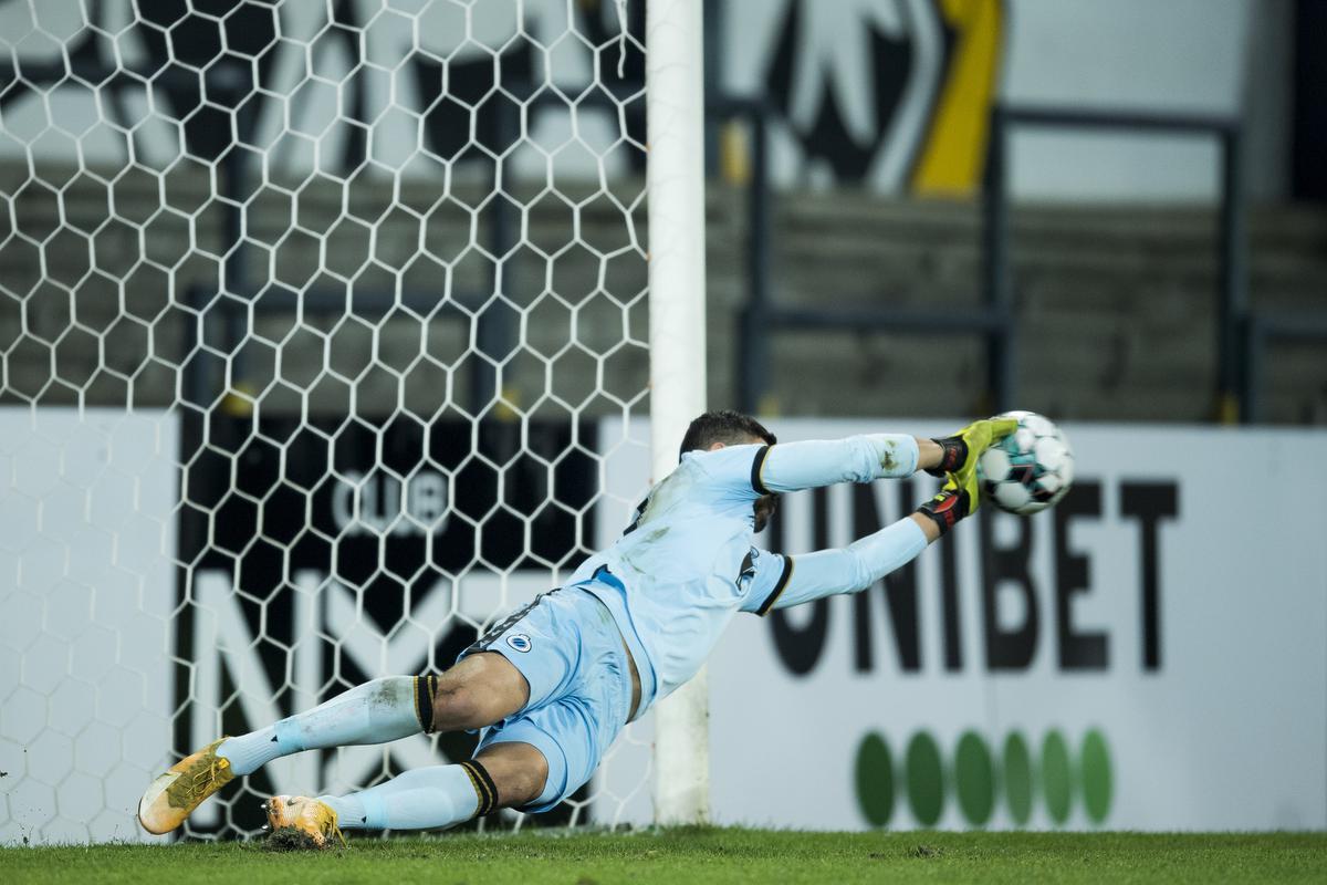 Voor doelman Nick Shinton (hier op archiefbeeld) was het een avond om snel te vergeten.© BELGA