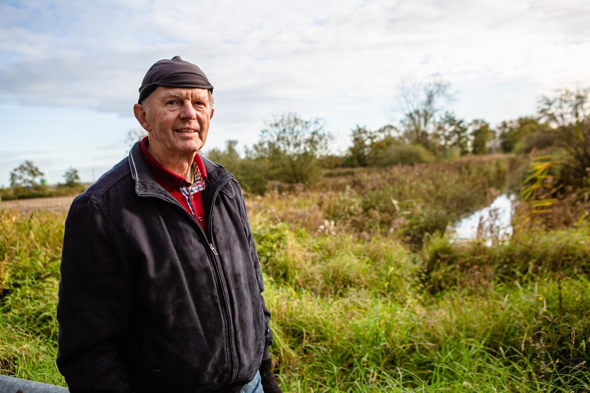 Erik Ver Eecke van de vzw Groen: “Waardevolle poldergrond dreigt verloren te gaan.”© Davy Coghe
