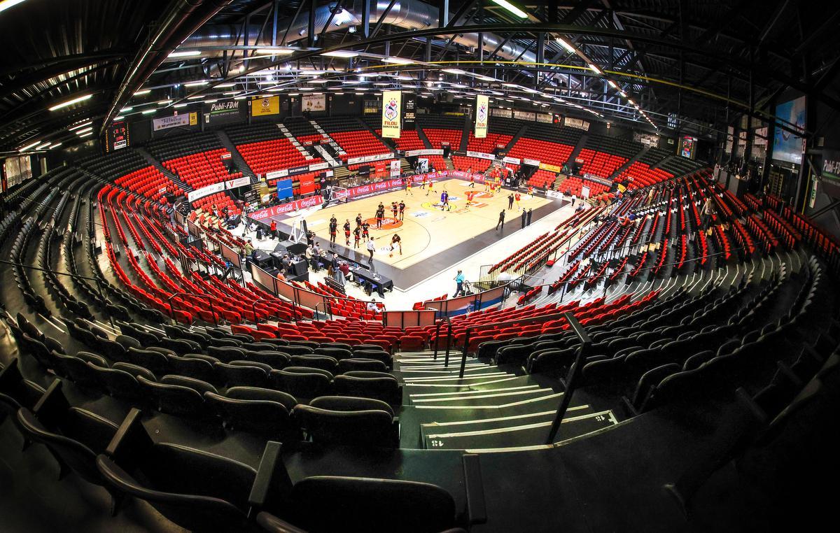 Vrijdag blijft de Filou Arena in Oostende leeg.© BELGA