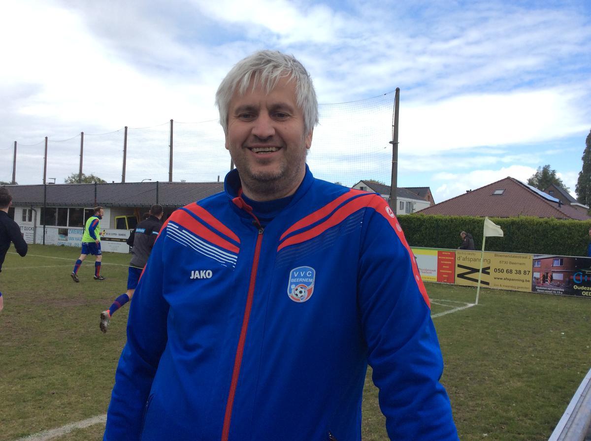Kurt Roose was twee seizoenen assistent coach bij VVC Beernem, nu wenkt Daring Brugge.© JPV