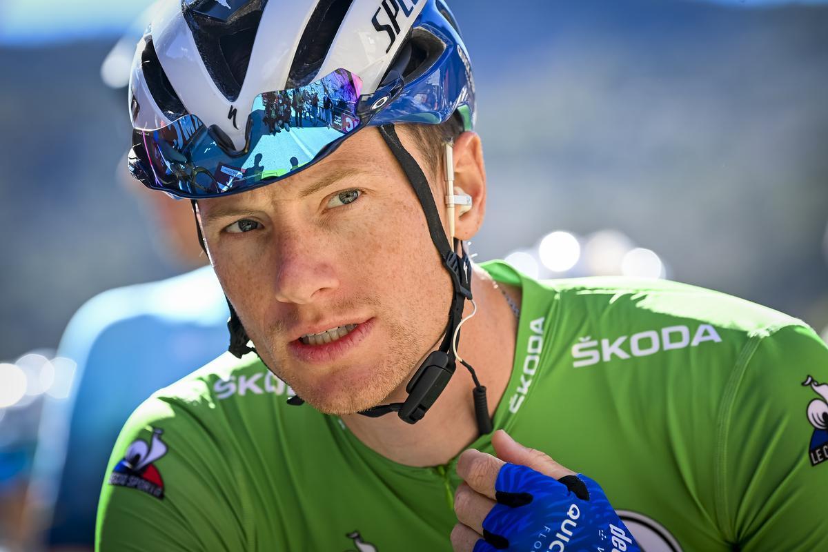 Sam Bennett pakte vorig jaar de groene trui in de Tour de France, won de slotetappe en is dit jaar al goed voor zeven zeges.©DAVID STOCKMAN BELGA