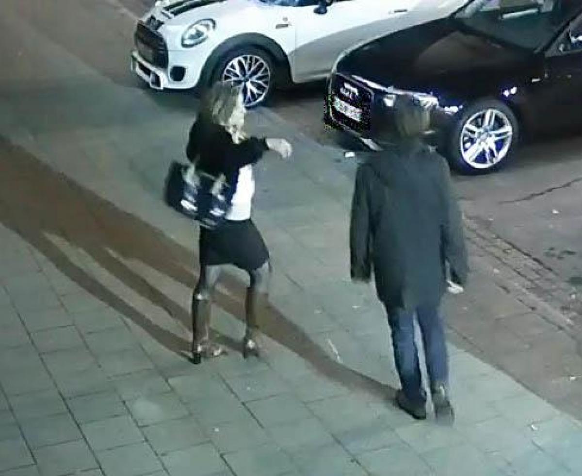 Het laatste beeld van Sofie Muylle op de fatale avond. (gf)© BELGA