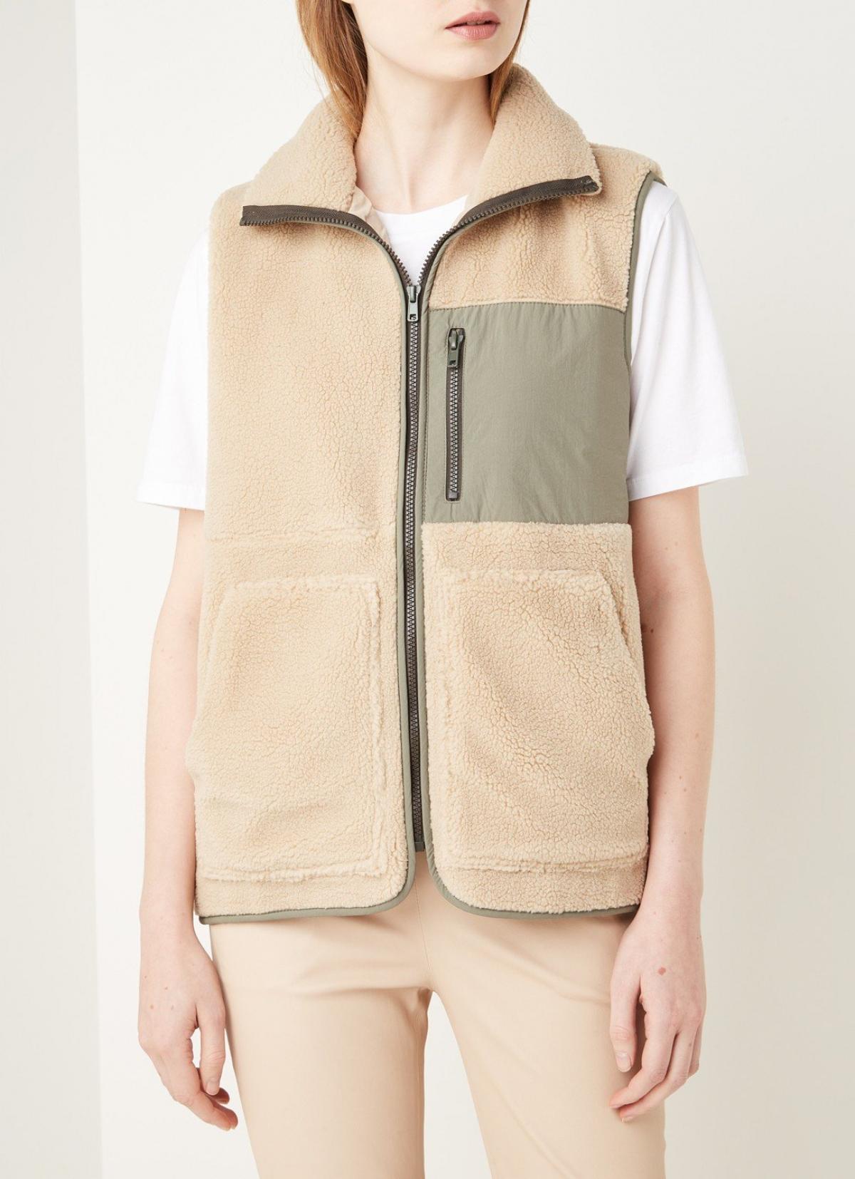 Vest in teddy