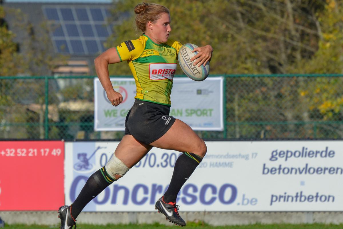 Loes Hubrecht kijkt uit naar haar eerste groot rugbytornooi: “Ik zie kansen voor ons team op het EK.”© foto Alain Vanden Bossche