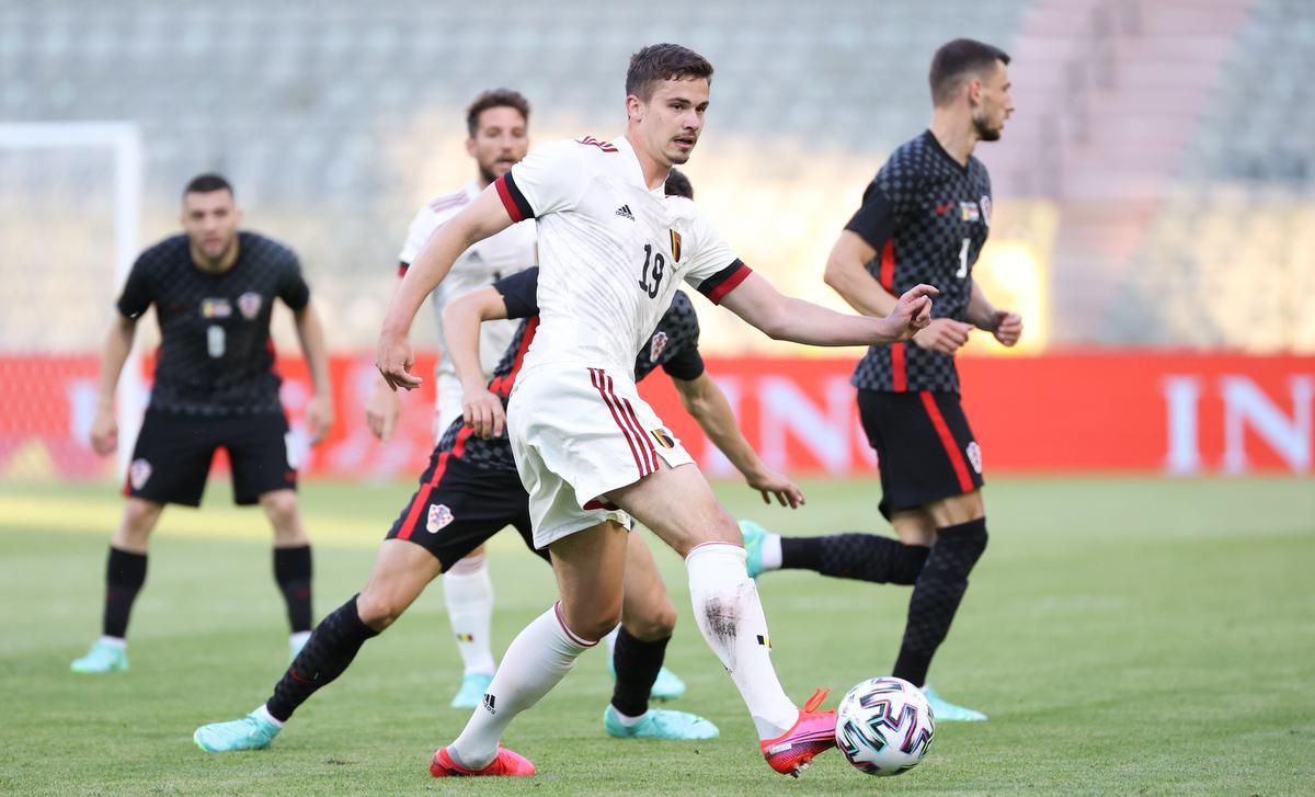 Leander Dendoncker in actie tegen Kroatië.© Belga
