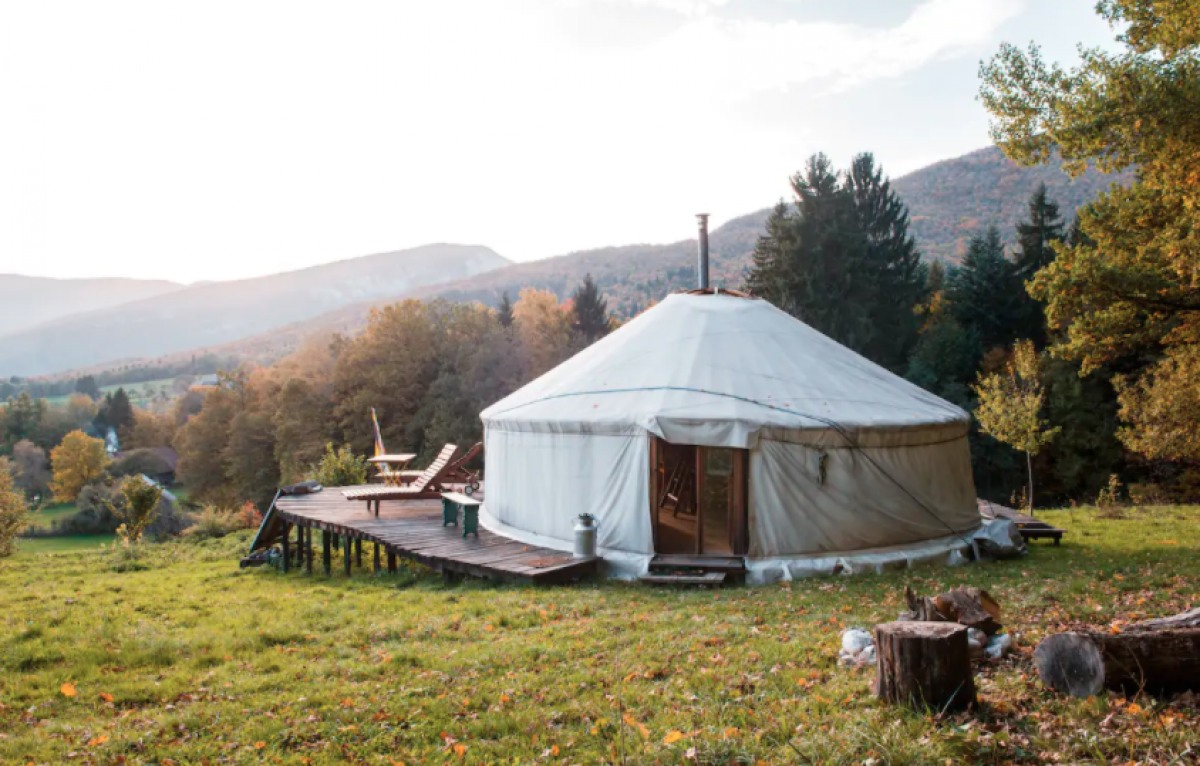 Une yourte au calme en Savoie