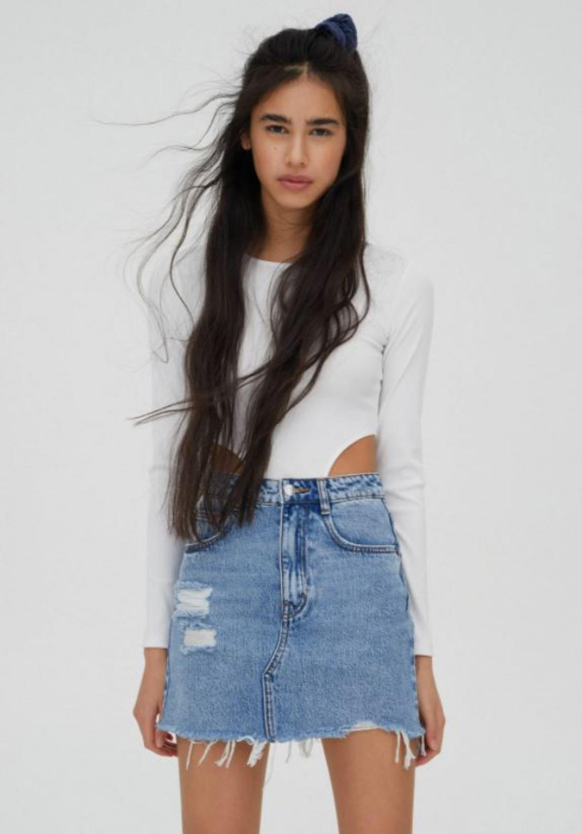 Denim rok