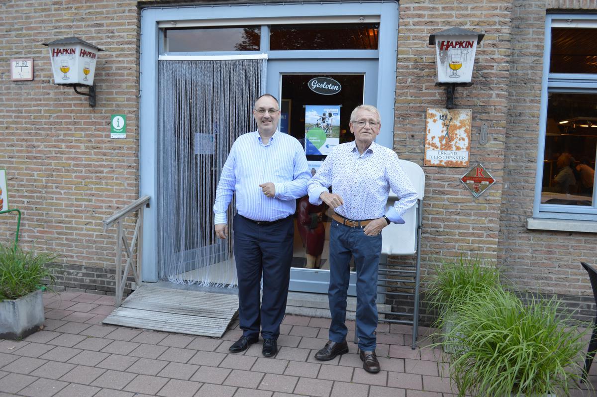Koen Vandewalle en Norbert Raçon. (foto JDK)