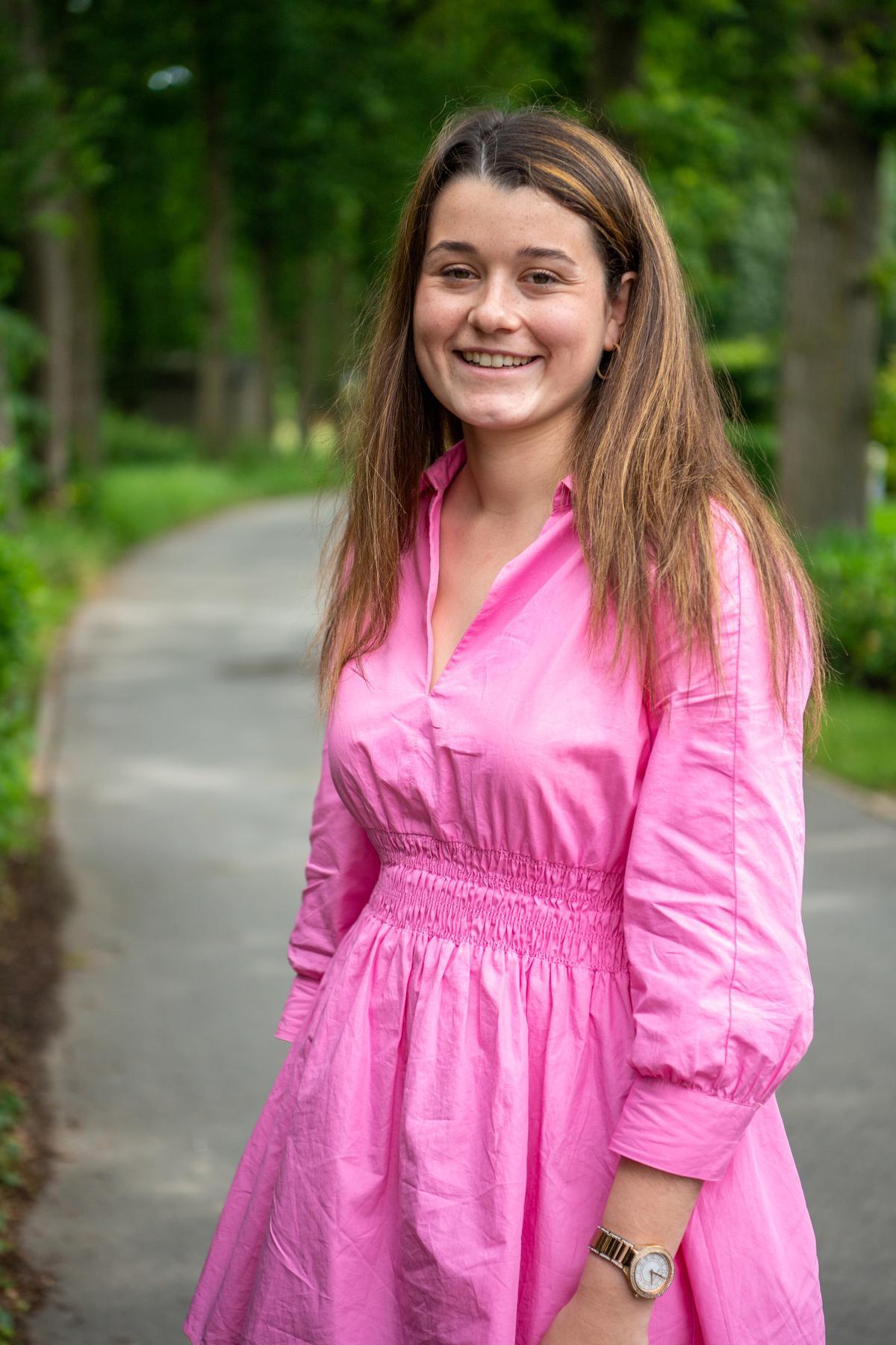 Lore Danis is 21 in 21.© Frank Meurisse