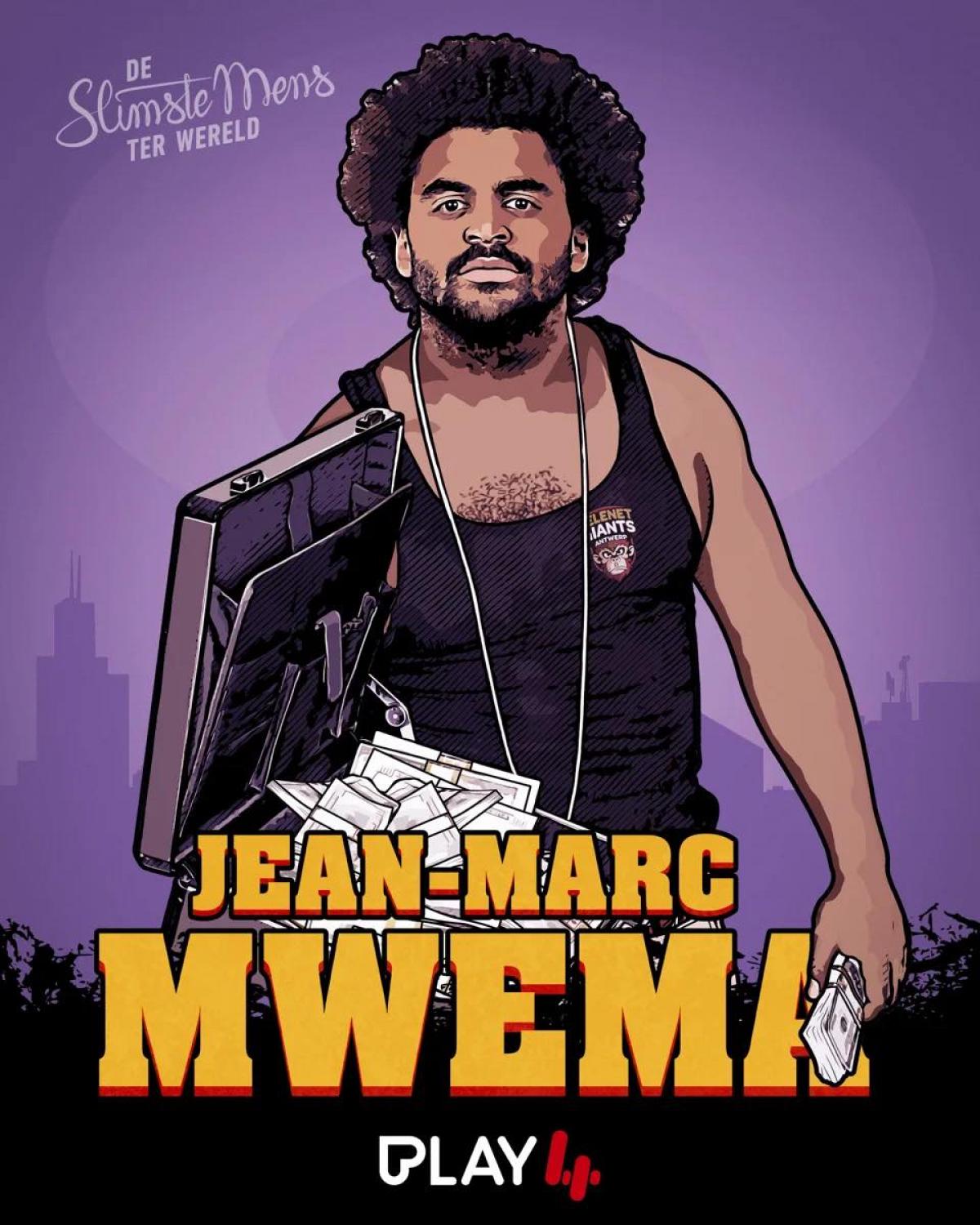 Basketbalspeler Jean-Marc Mwema