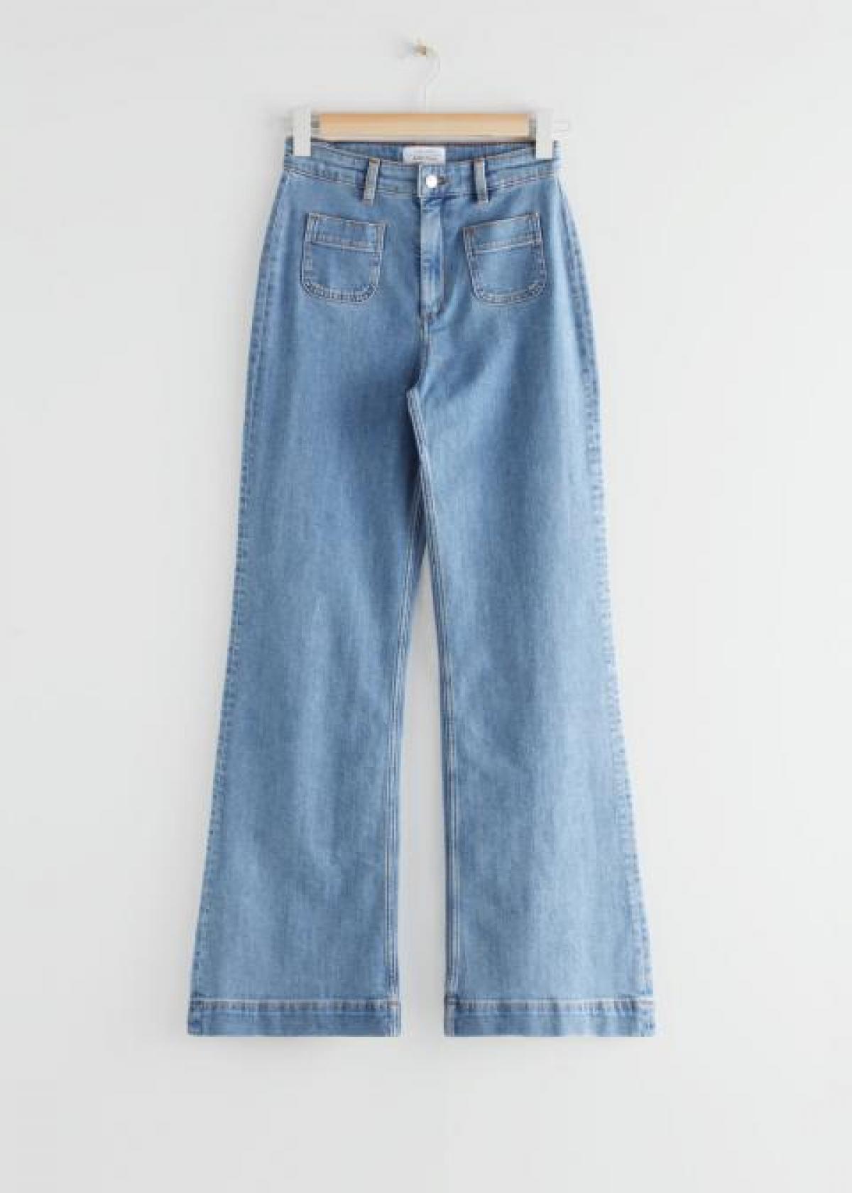 Le jean taille haute oversize