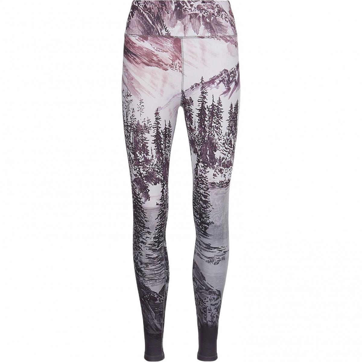 Legging avec paysage de ski