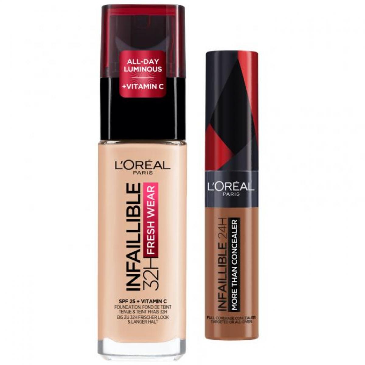 Infaillible 32H Fresh Wear en Infaillible 24H More Than Concealer