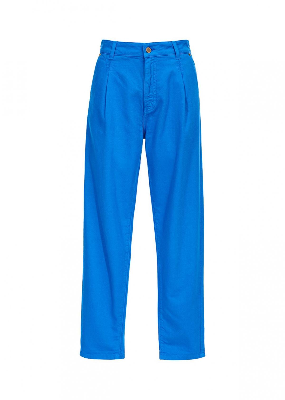 Le pantalon en denim bleu royal
