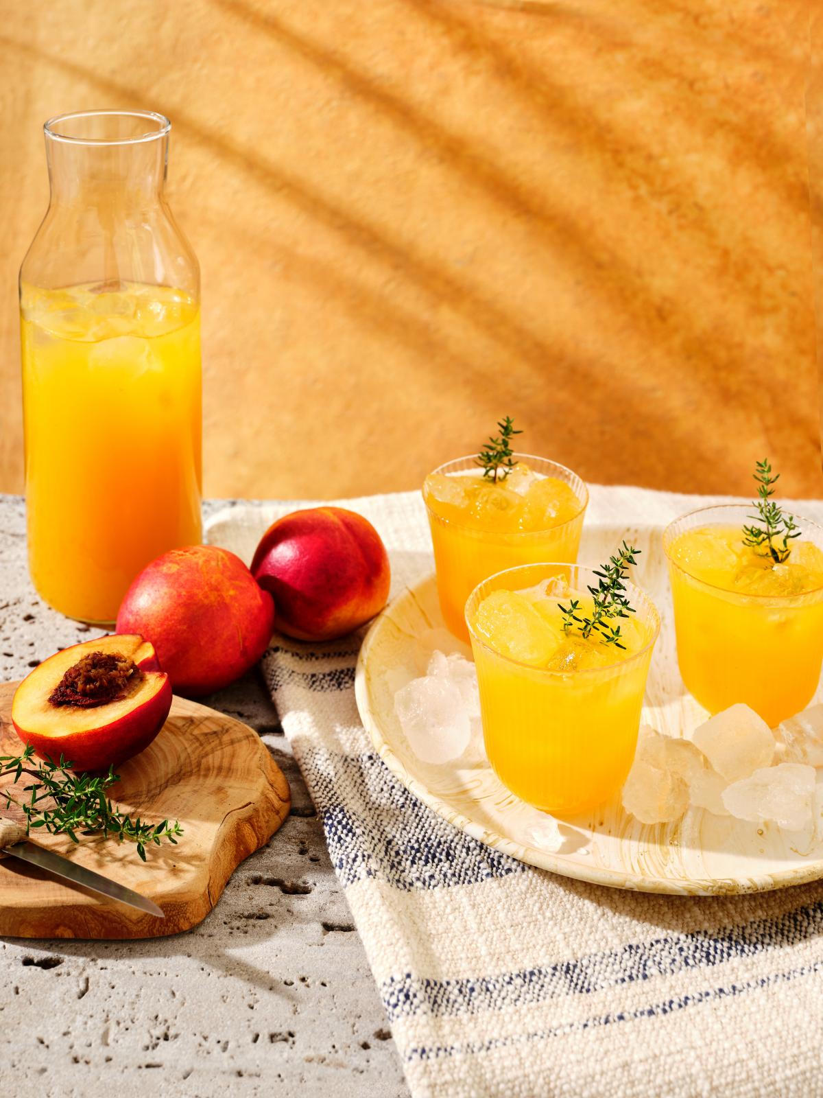 Summer Peach Pitcher (pour un grand pichet)
