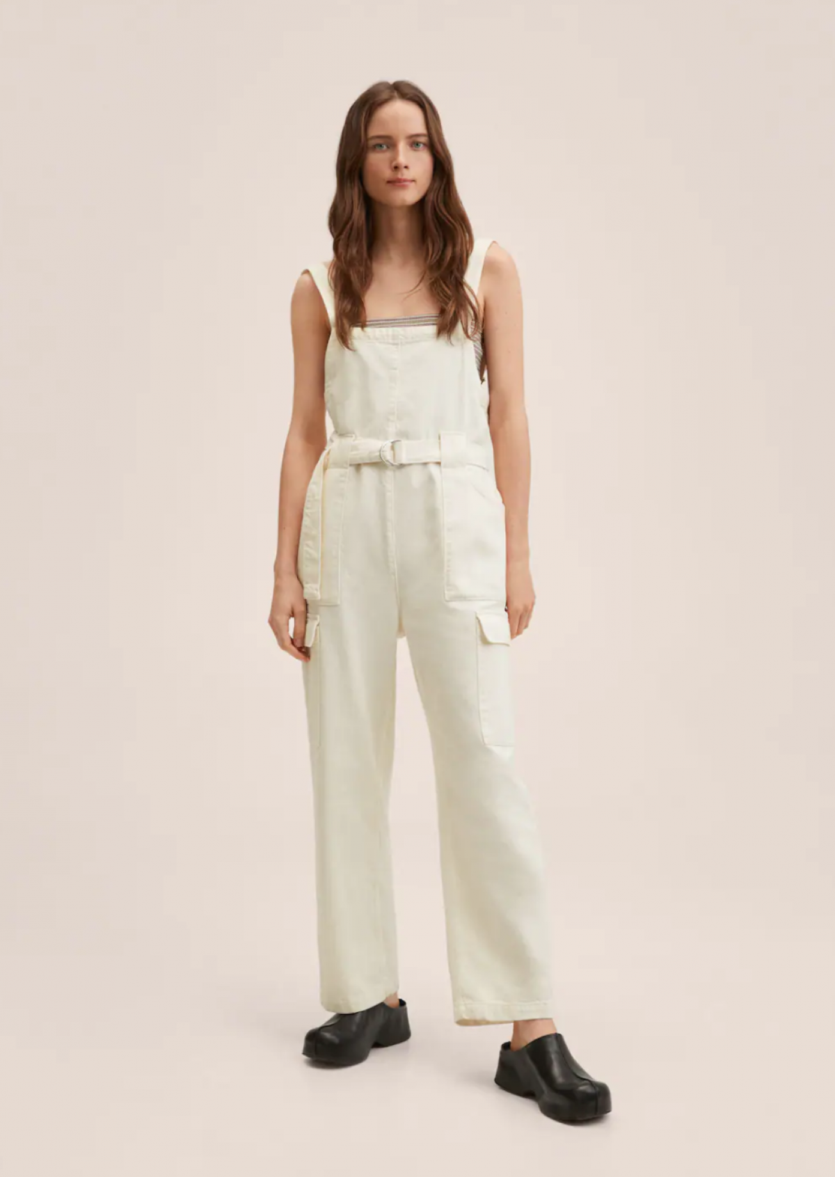 Salopette droite denim