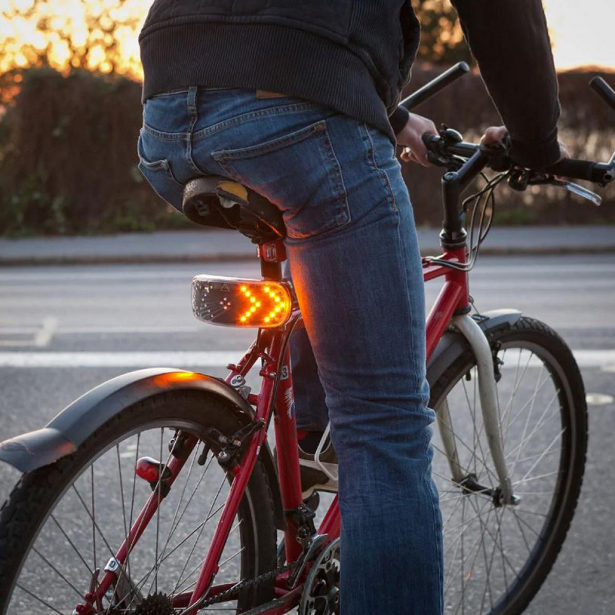 Richtingaanwijzer voor de fiets