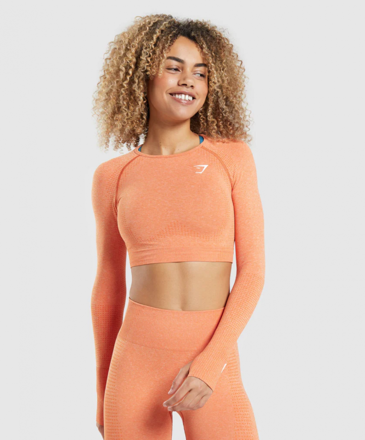 VITAL SEAMLESS 2.0 LONG SLEEVE CROP TOP