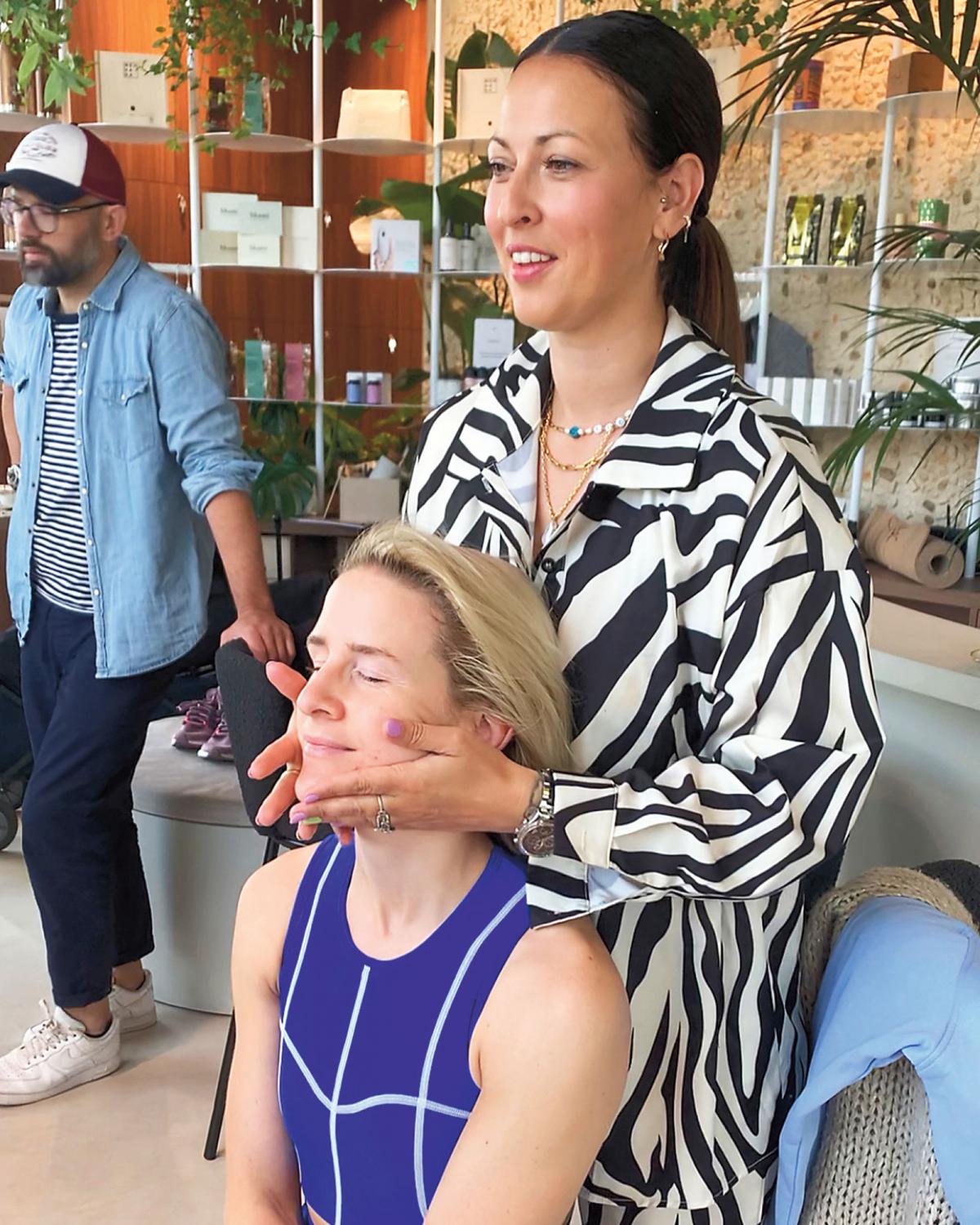 Gerzichtsmassage en make-up