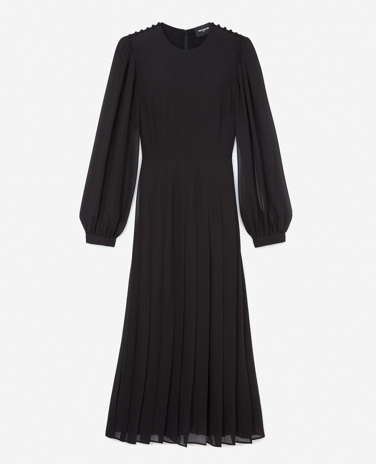 La robe longue noire The Kooples