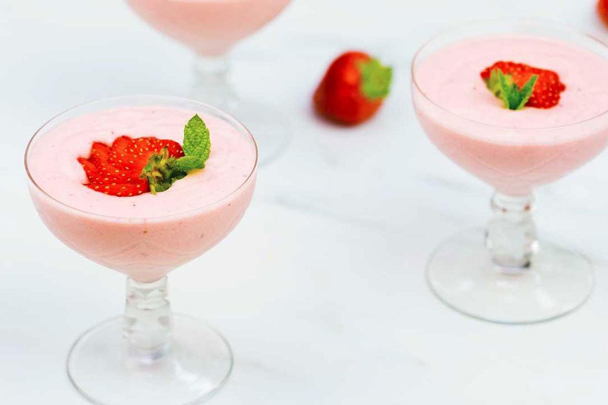 Aardbeienbavarois