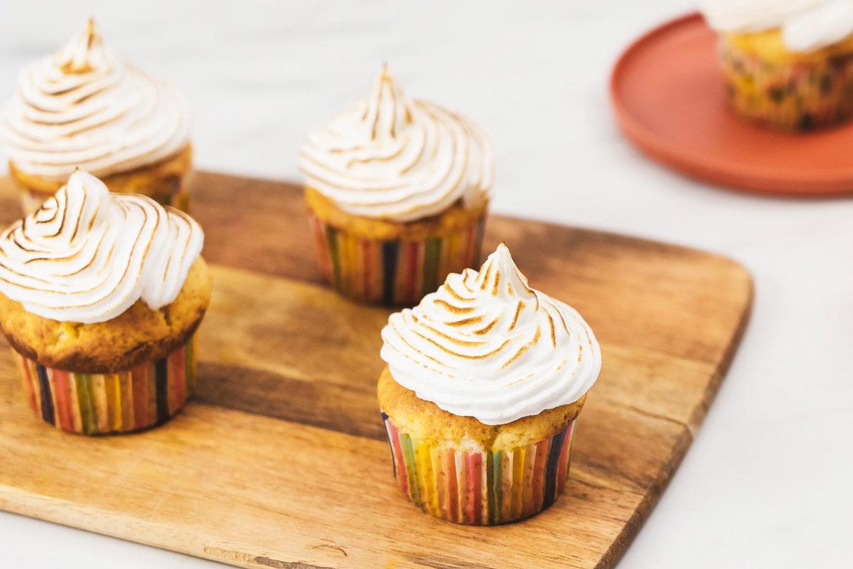 Hemelse citroenmeringuemuffins