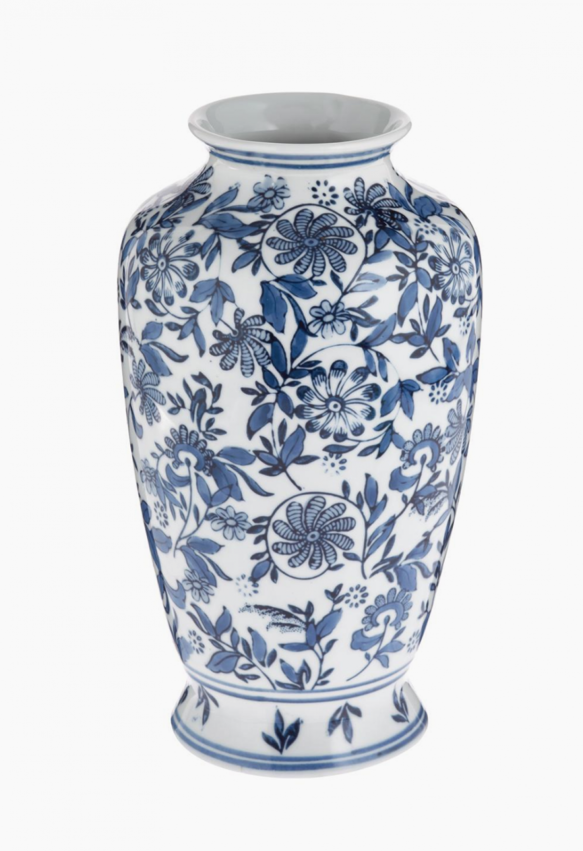 Grand vase décoratif en porcelaine Lin