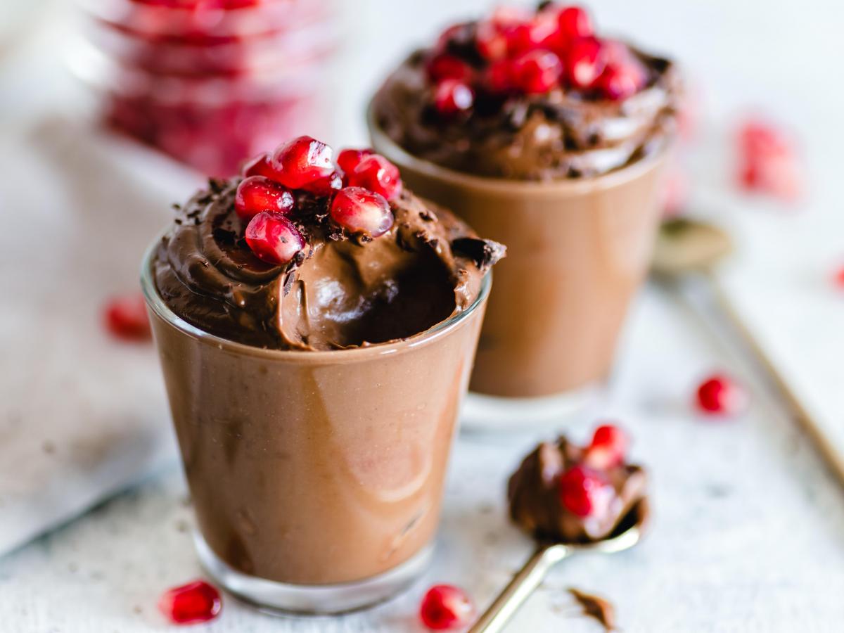 Mousse au chocolat et pois chiches