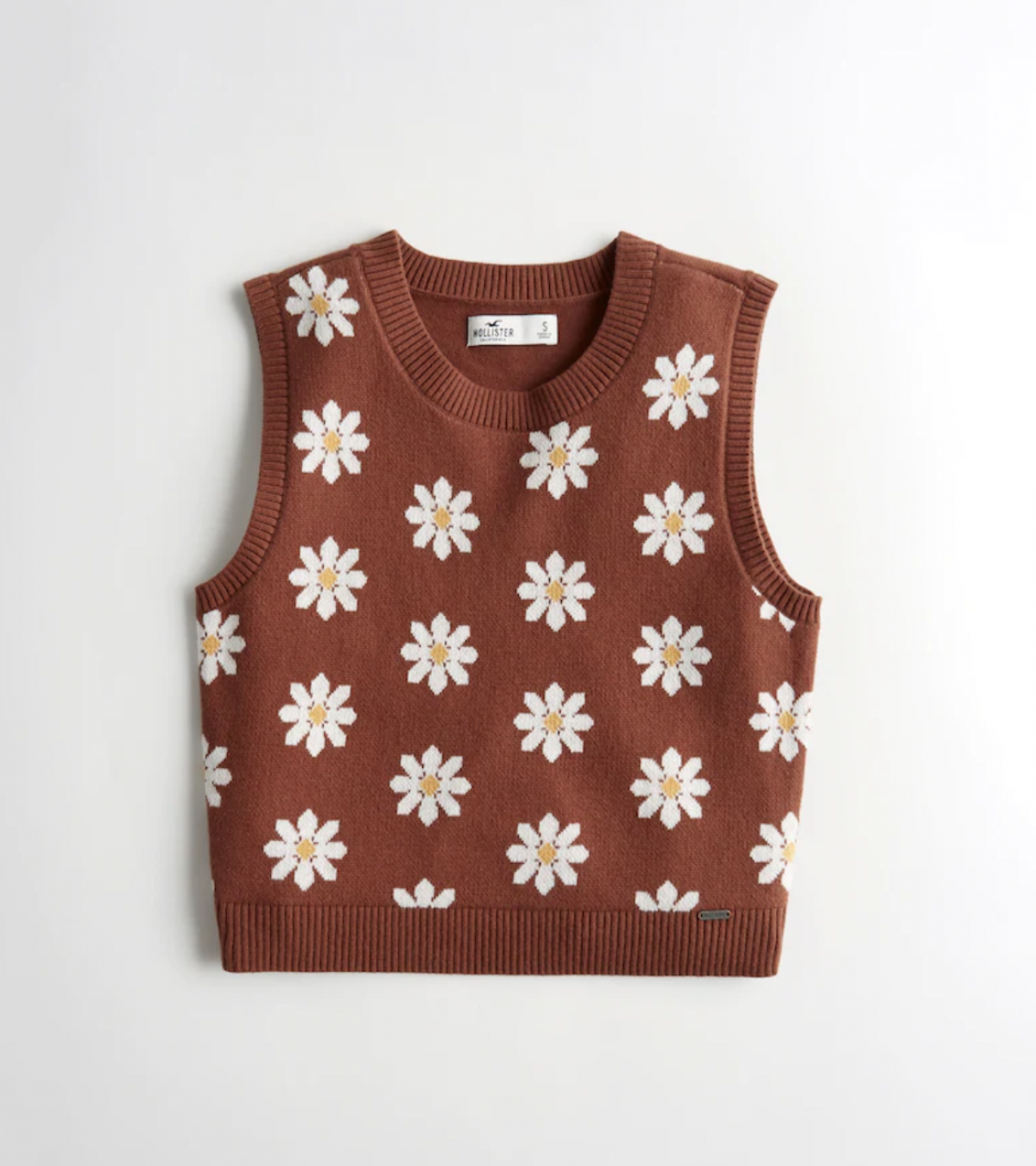 Crop Sweater Vest