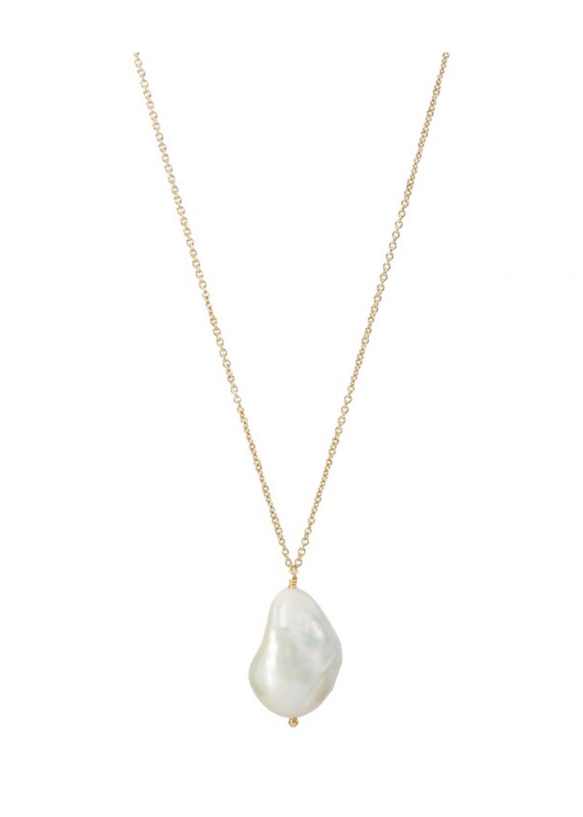 Lange ketting met parel