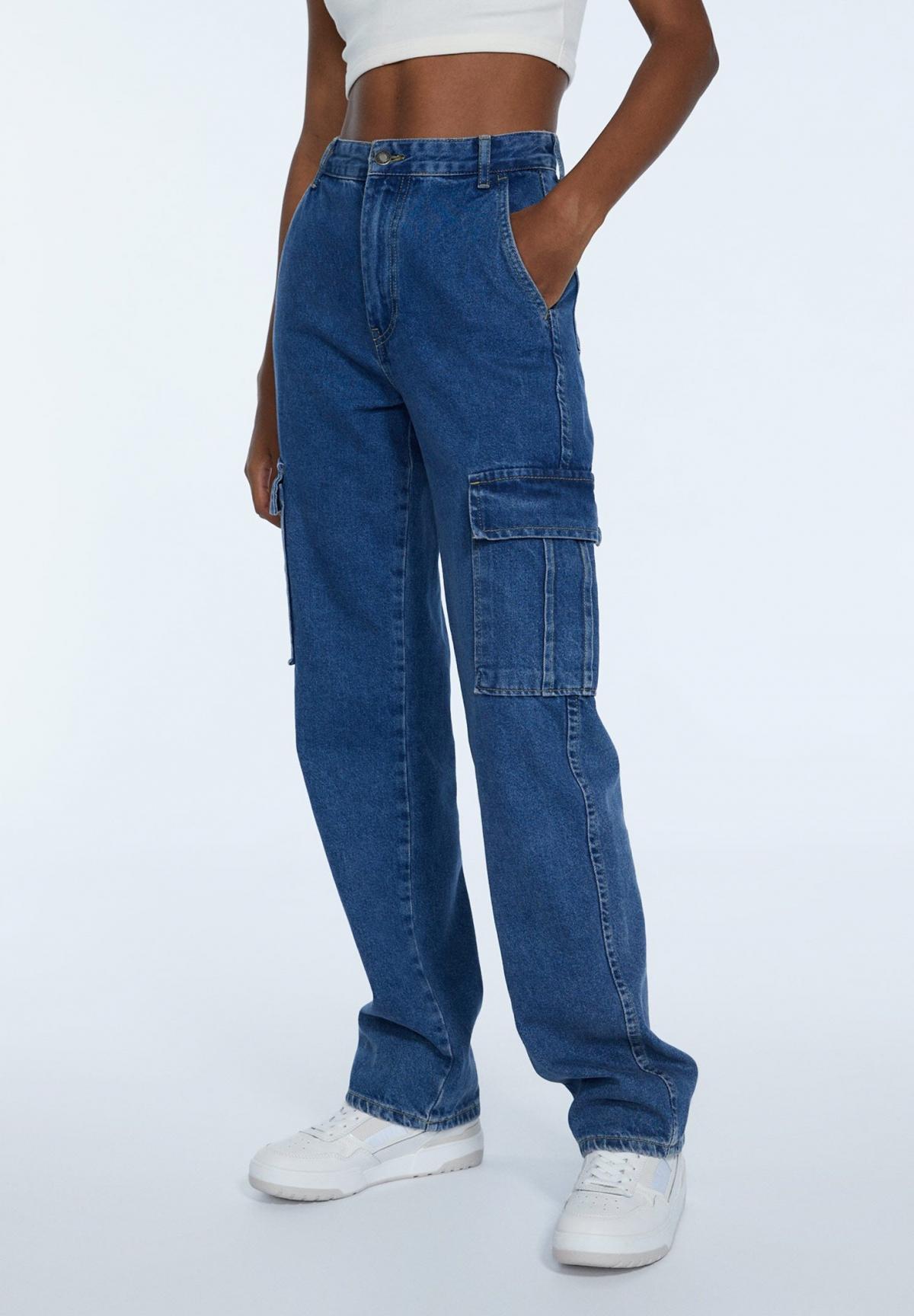 Le jean cargo droit