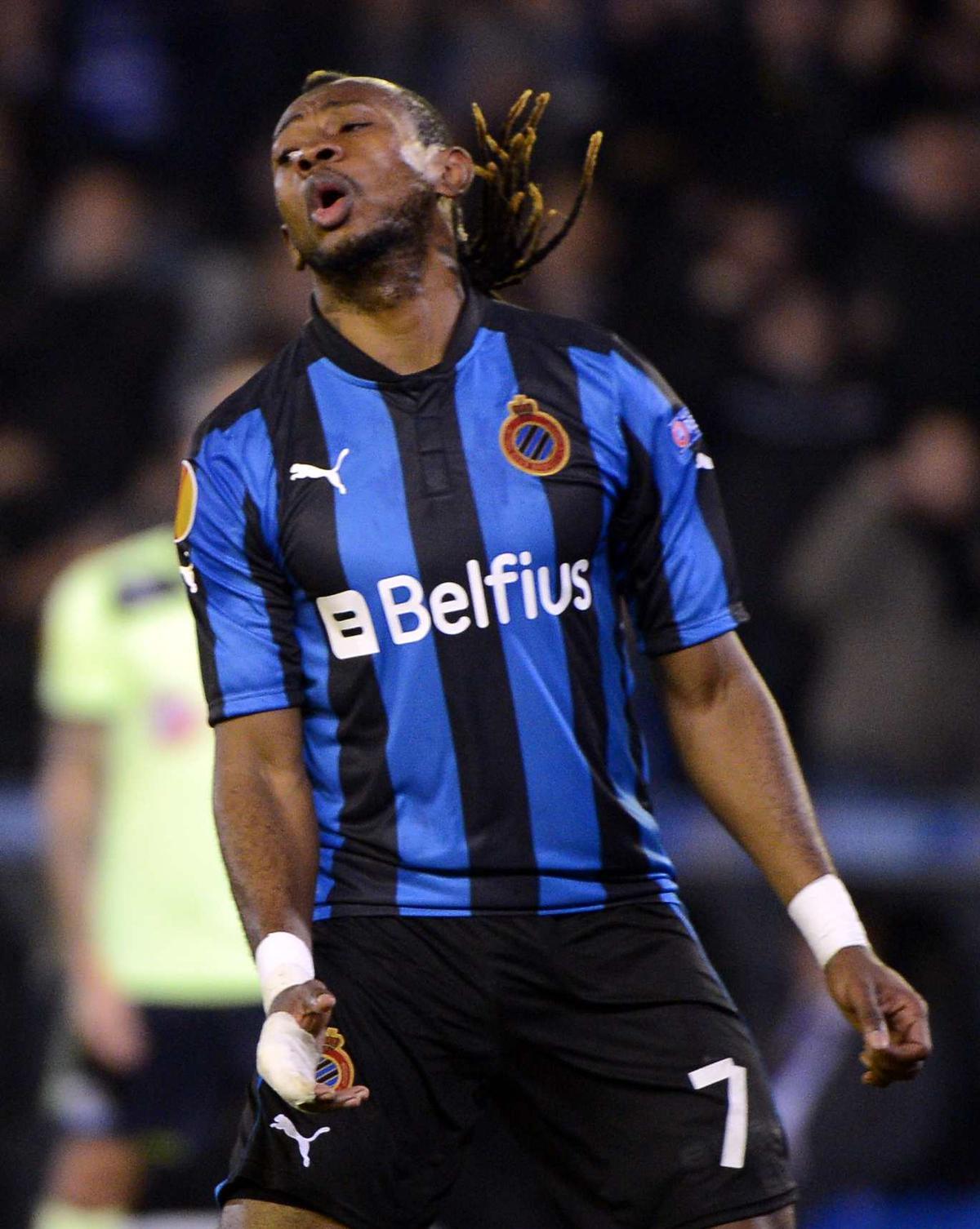 Mohamed Tchité in actie bij Club Brugge.