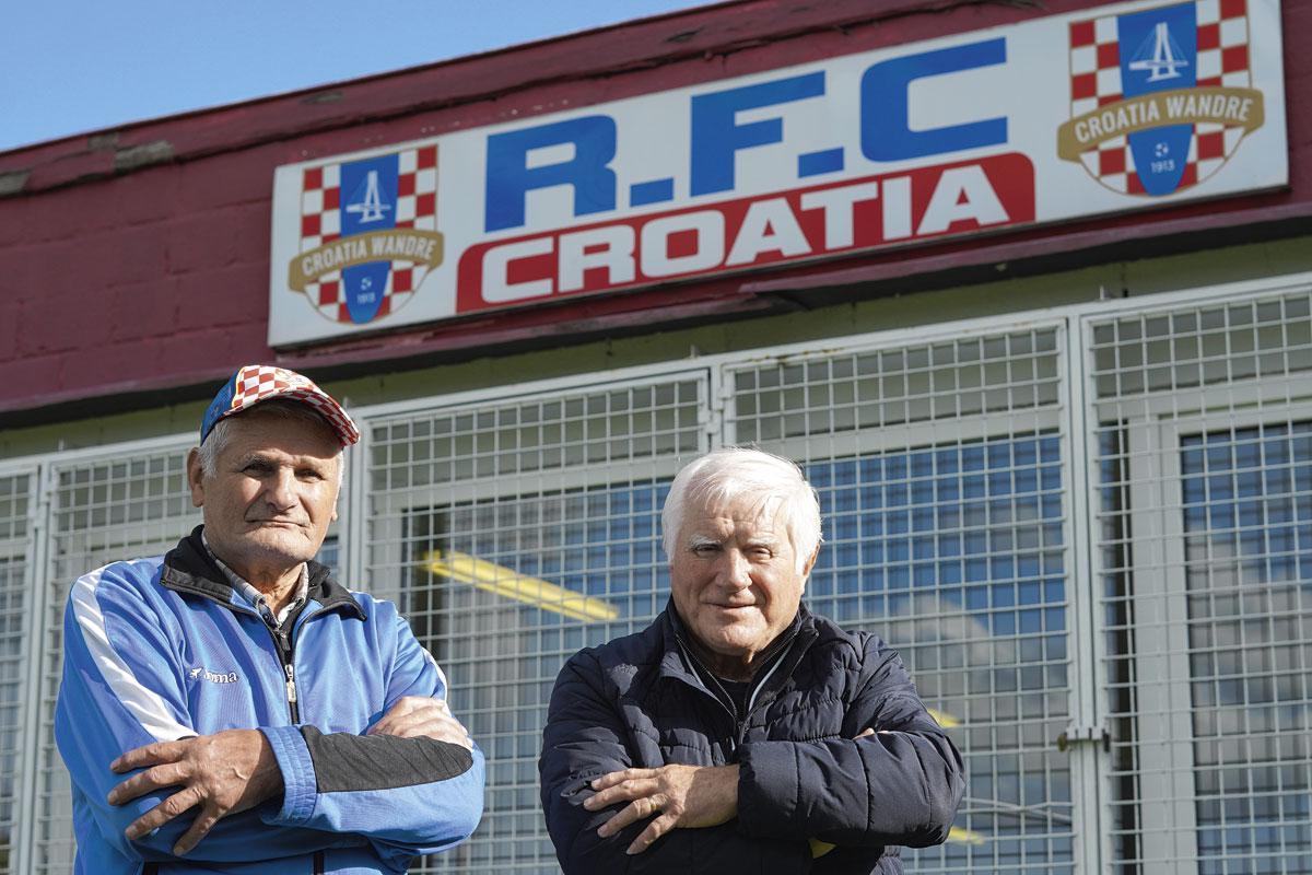 Ivan Stimac en Mate Marin, twee van de trotse oprichters van de club.