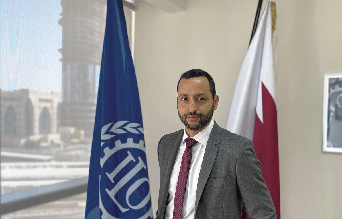 Face aux critiques, le Qatar tente de sauver son image. Ci-dessous, Max Tuñón, représentant de l'OIT à Doha.
